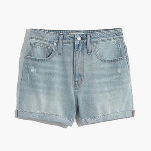 Madewell Curvy High-Rise Denim Shorts